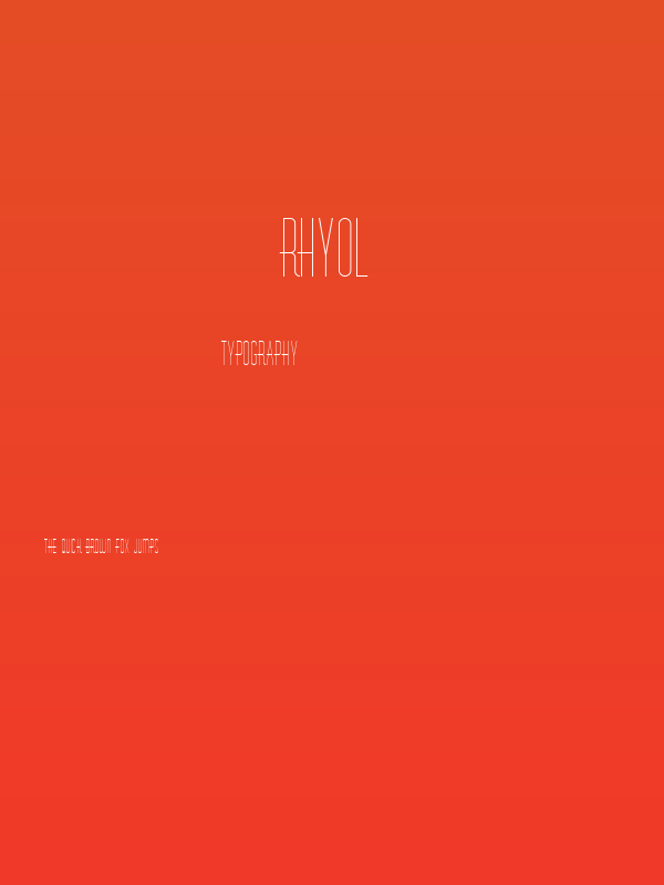 Rhyol Poster