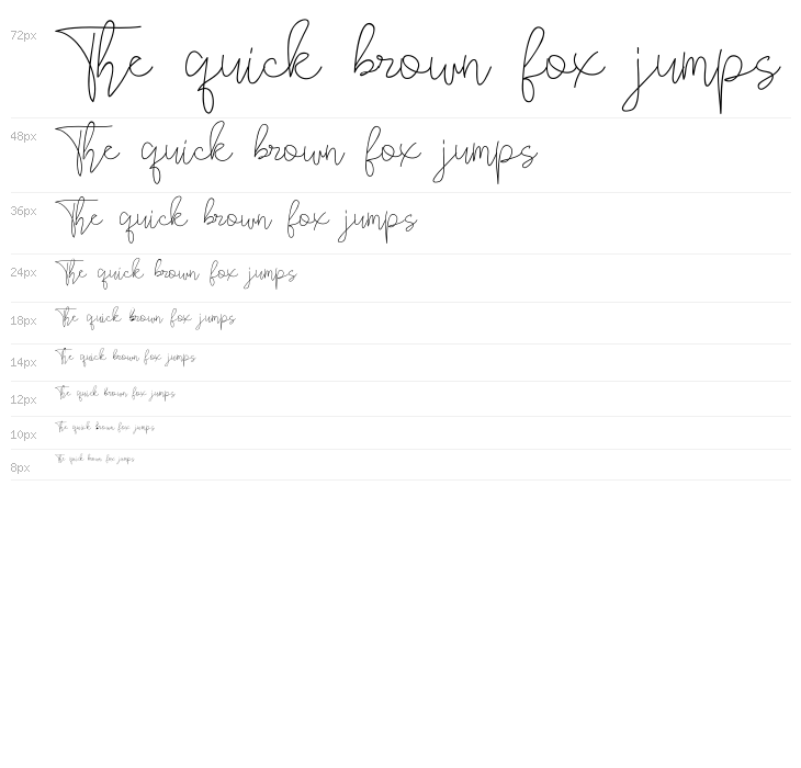 Rhythm Script Regular Waterfall