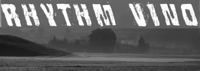 Rhythm Vino Font examples