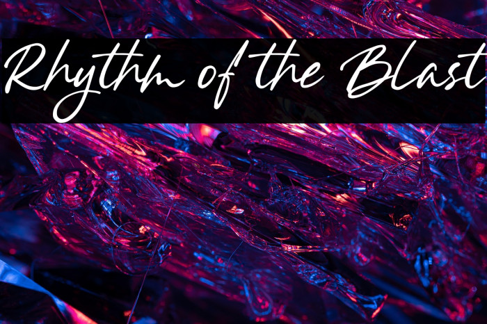 Rhythm of the Blast Example 1