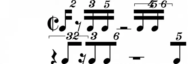 Rhythms Шрифта ВЕРХНИЙ