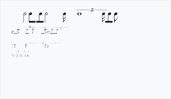 RhythmsDownstem Business Card