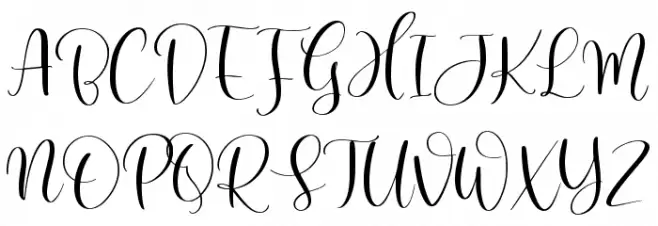 rhosela Schriftart Groß