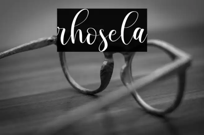 rhosela Font examples