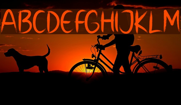 RICH DADY Font examples