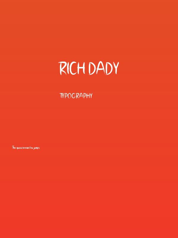 RICH DADY Poster