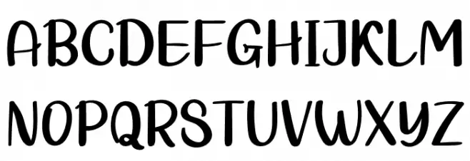 RIGHT Шрифта ВЕРХНИЙ