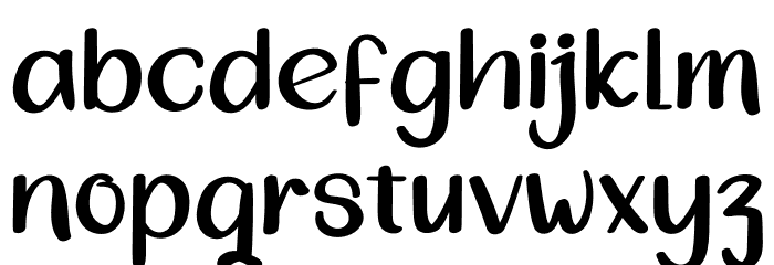 RIGHT Font LOWERCASE