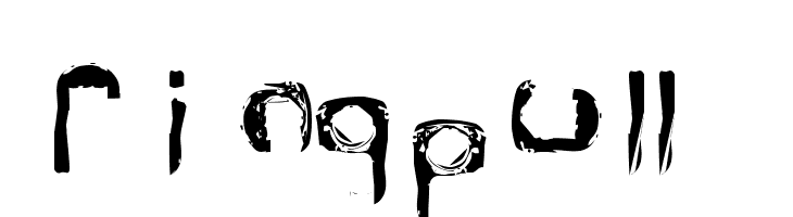 RINGPULL 1  フリーフォントのダウンロード