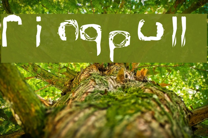 RINGPULL 1 Font examples