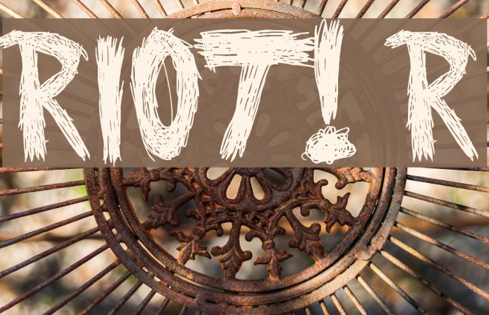 RIOT! R Font examples