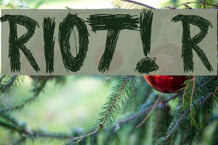 RIOT! R Font examples
