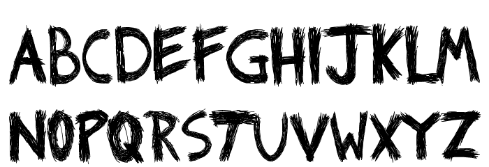 RIOT! R Font LOWERCASE