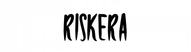 RISKERA  Frei Schriftart Herunterladen