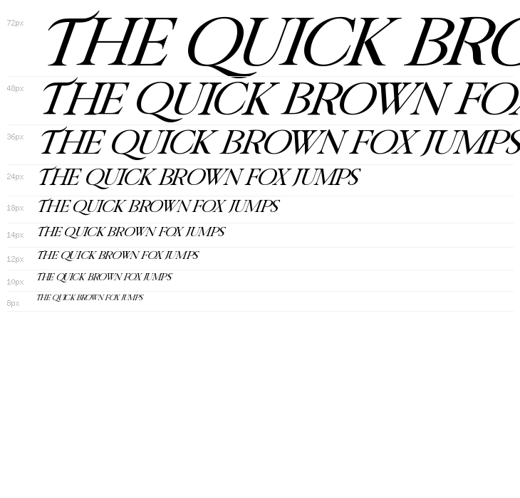 RIVERFLOWS Italic Waterfall