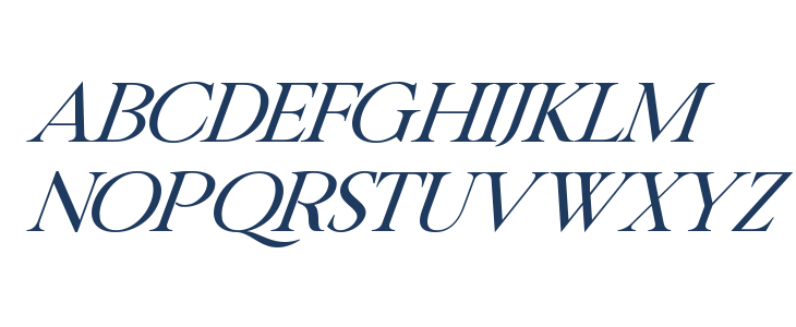 RIVERFLOWS Italic Lowercase