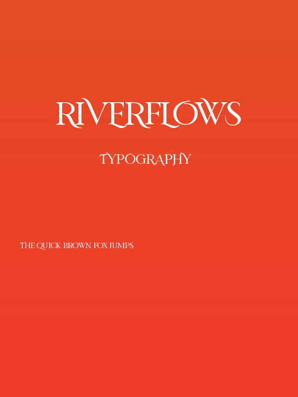 RIVERFLOWS Poster