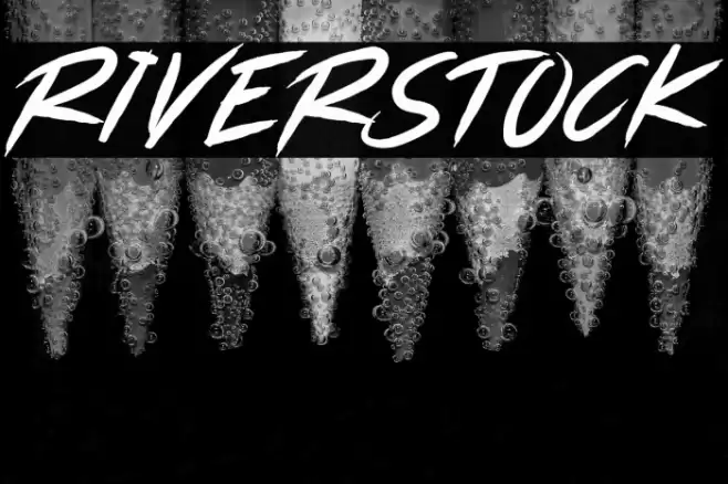 RIVERSTOCK Font examples