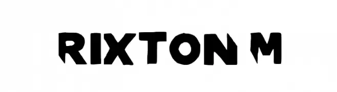 RIXTON Medium  Скачать бесплатные шрифты