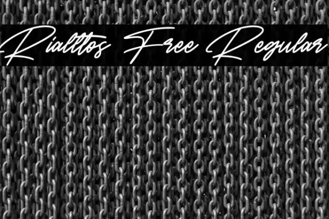 Rialltos Free Regular Font examples