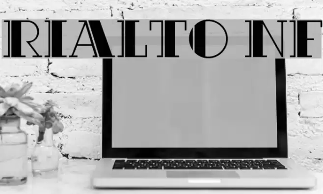 Rialto NF Caratteri examples
