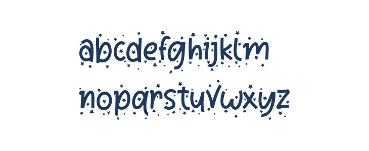 Riana Star Display - PUL Lowercase