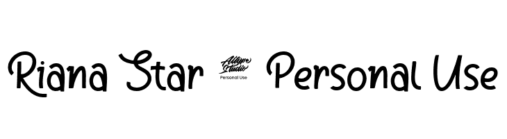 Riana Star - Personal Use  les polices de caractères gratuit tlcharger