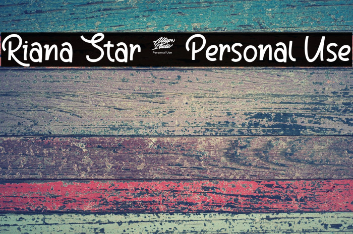 Riana Star - Personal Use Example 2