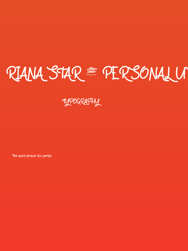 Riana Star - Personal Use Poster