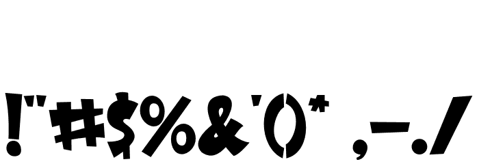 Riangriung Demo Font OTHER CHARS