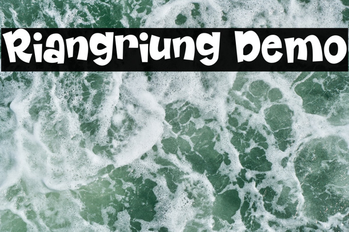 Riangriung Demo Font examples