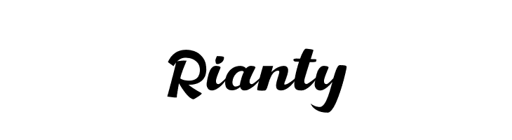 Rianty  नि: शुल्क फ़ॉन्ट्स डाउनलोड