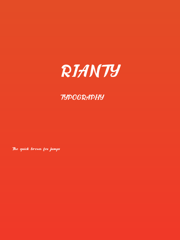 Rianty Poster