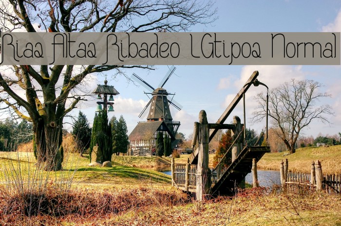 Rias Altas Ribadeo LGtipos Normal Font examples