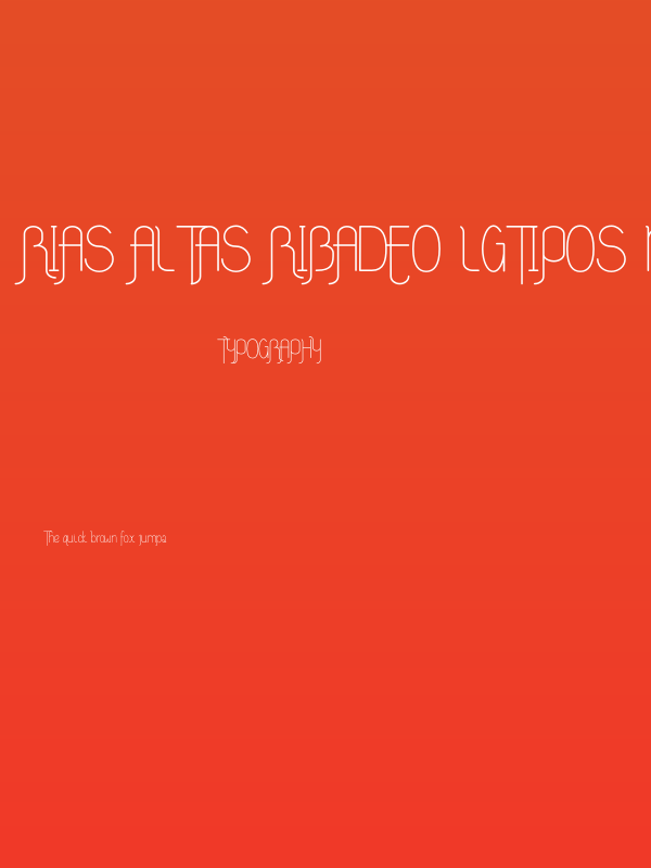 Rias Altas Ribadeo LGtipos Normal Poster