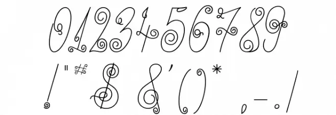 Ribambelle Font OTHER CHARS