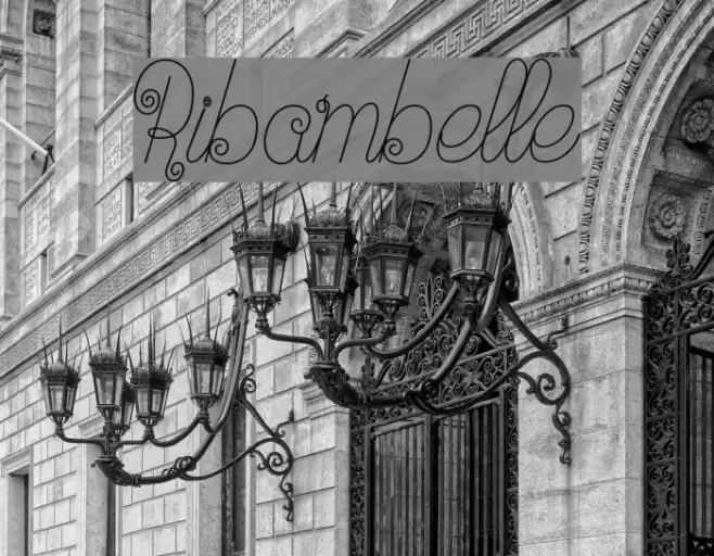 Ribambelle Font examples