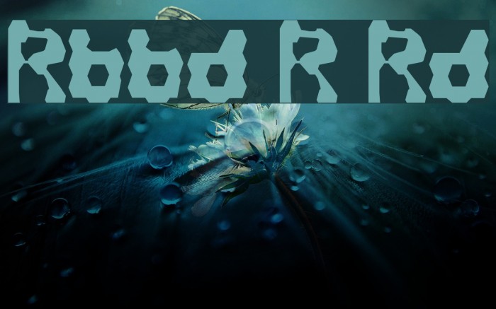 Ribbed Rough Rider Font examples