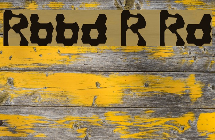 Ribbed Rough Rider Font examples