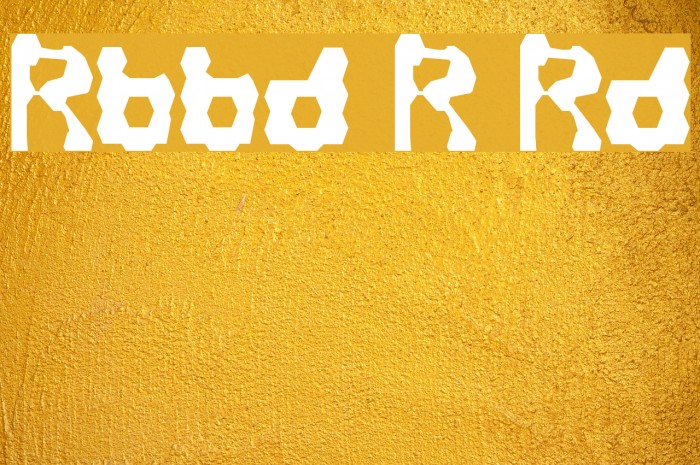 Ribbed Rough Rider Font examples