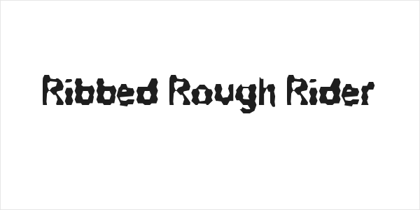 Ribbed Rough Rider Logo