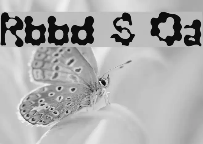 Ribbed Smooth Operator Font examples