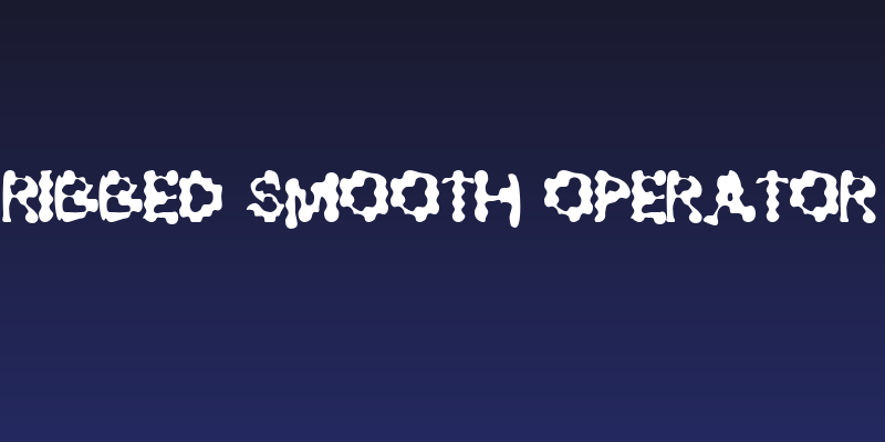 Ribbed Smooth Operator Social Header