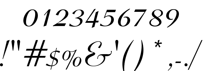Ribbon 131 Bold BT Font OTHER CHARS