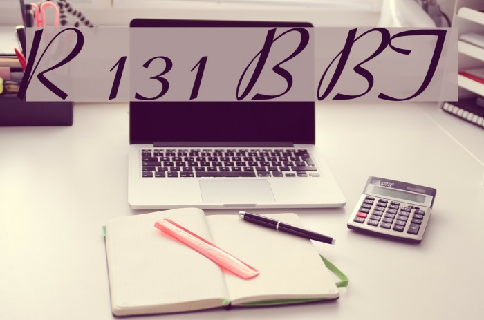 Ribbon 131 Bold BT Example 2