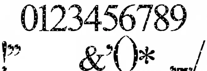 Ribbon Happy Font OTHER CHARS