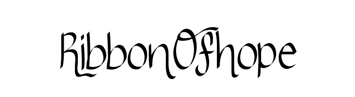 RibbonOfhope Font