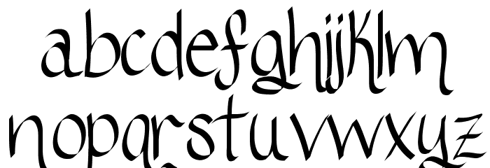 RibbonOfhope Font LOWERCASE