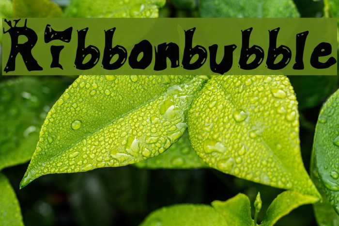 Ribbonbubble Example 1