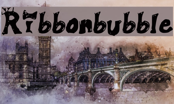 Ribbonbubble Example 3